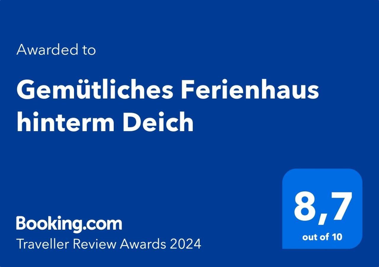 נורדסטרנד Gemuetliches Ferienhaus Hinterm Deich מראה חיצוני תמונה